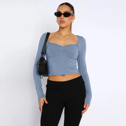 Sexy Crop Tops For Teenage Girls Baby Tee Shirts Women Y2k Streetwear