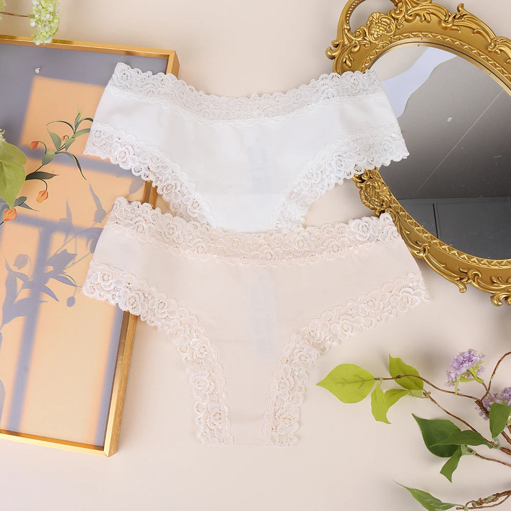 High Quality Ladies Lace Luxury Underwear Panties For Women Comfortable Custom Cotton Panty Women French Knickers