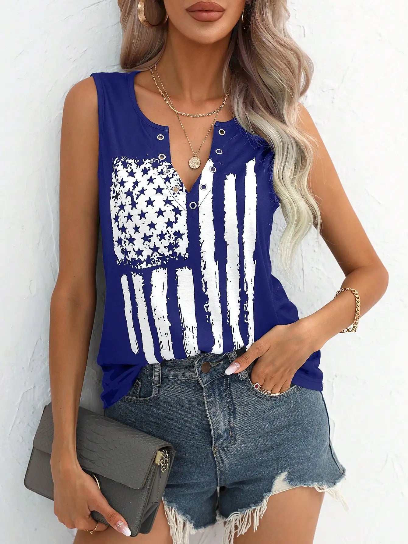 Good Quality Woman Top Breathable Summer Sleeveless T-Shirts For Multi-Occasion Wear