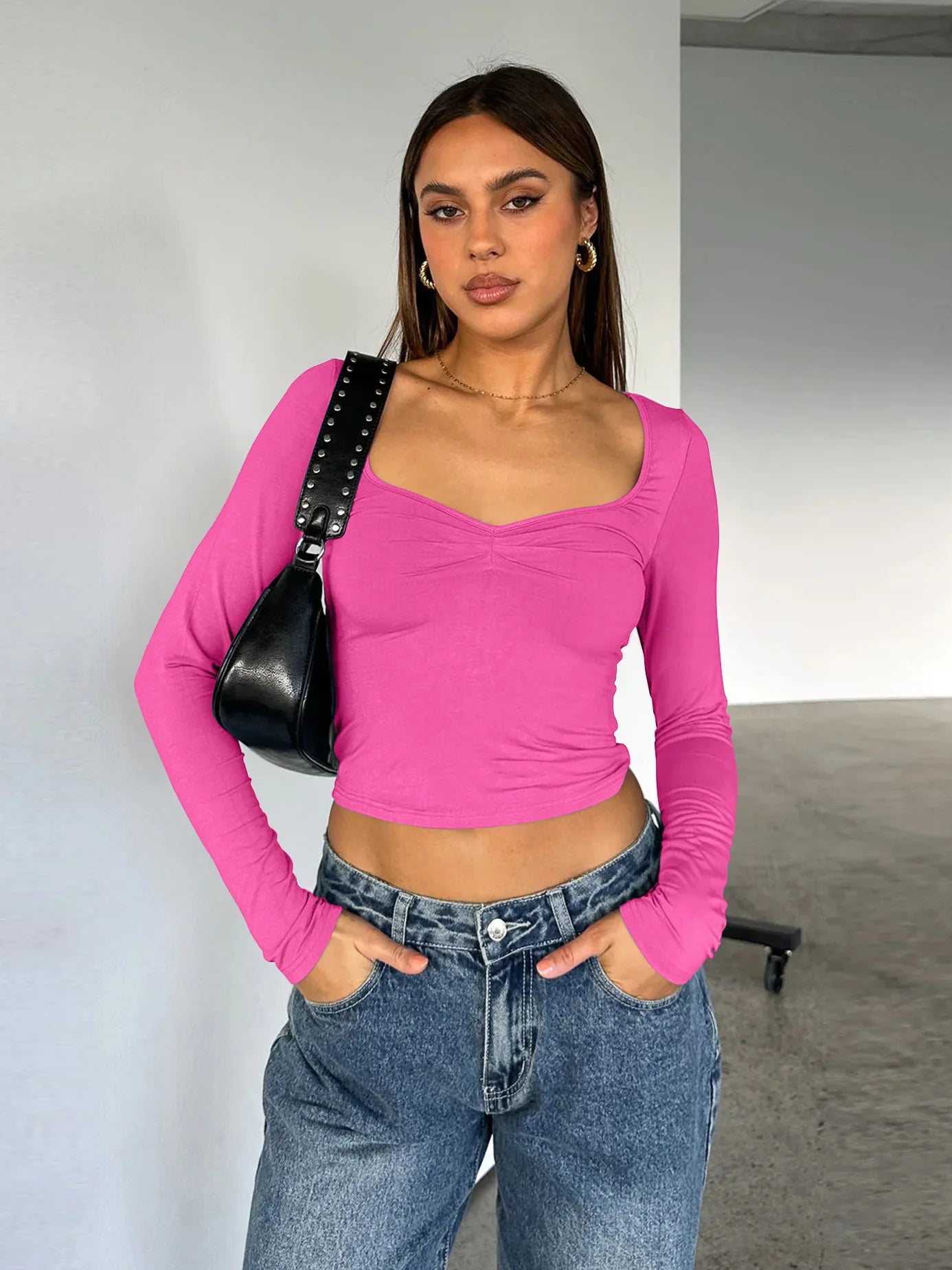 Sexy Crop Tops For Teenage Girls Baby Tee Shirts Women Y2k Streetwear