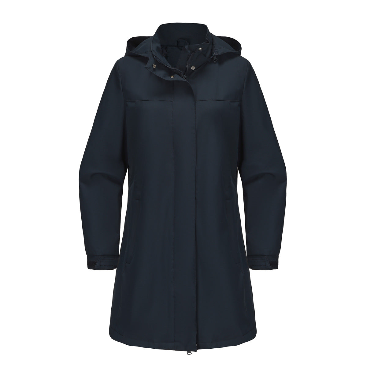 Anti-splashing trench coat women's solid color long-sleeved thin jacket casual women's clothing