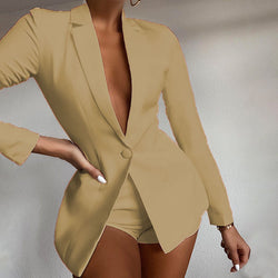 fashion suit collar long sleeve sexy  small suit