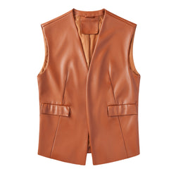 Vest Loose Large Size Women's Vest Cardigan Short Jacket Women's