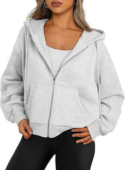 Women's fashion casual sweatshirt oversized loose hooded sweater