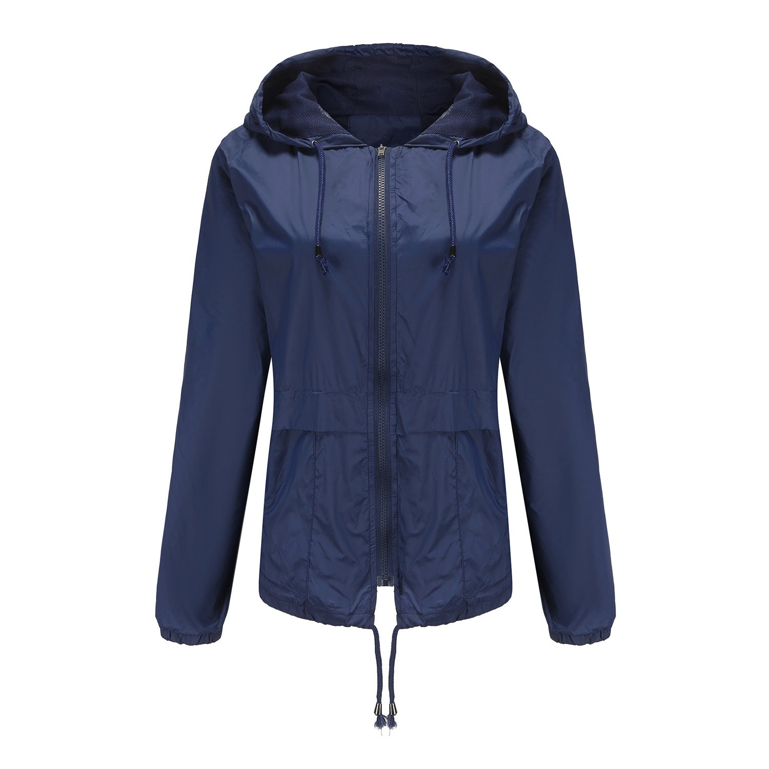 Hooded jacket Outdoor raincoat Short trench coat Cardigan jacket