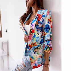 Fashion Printed Spring Jacket Casual Small Suit