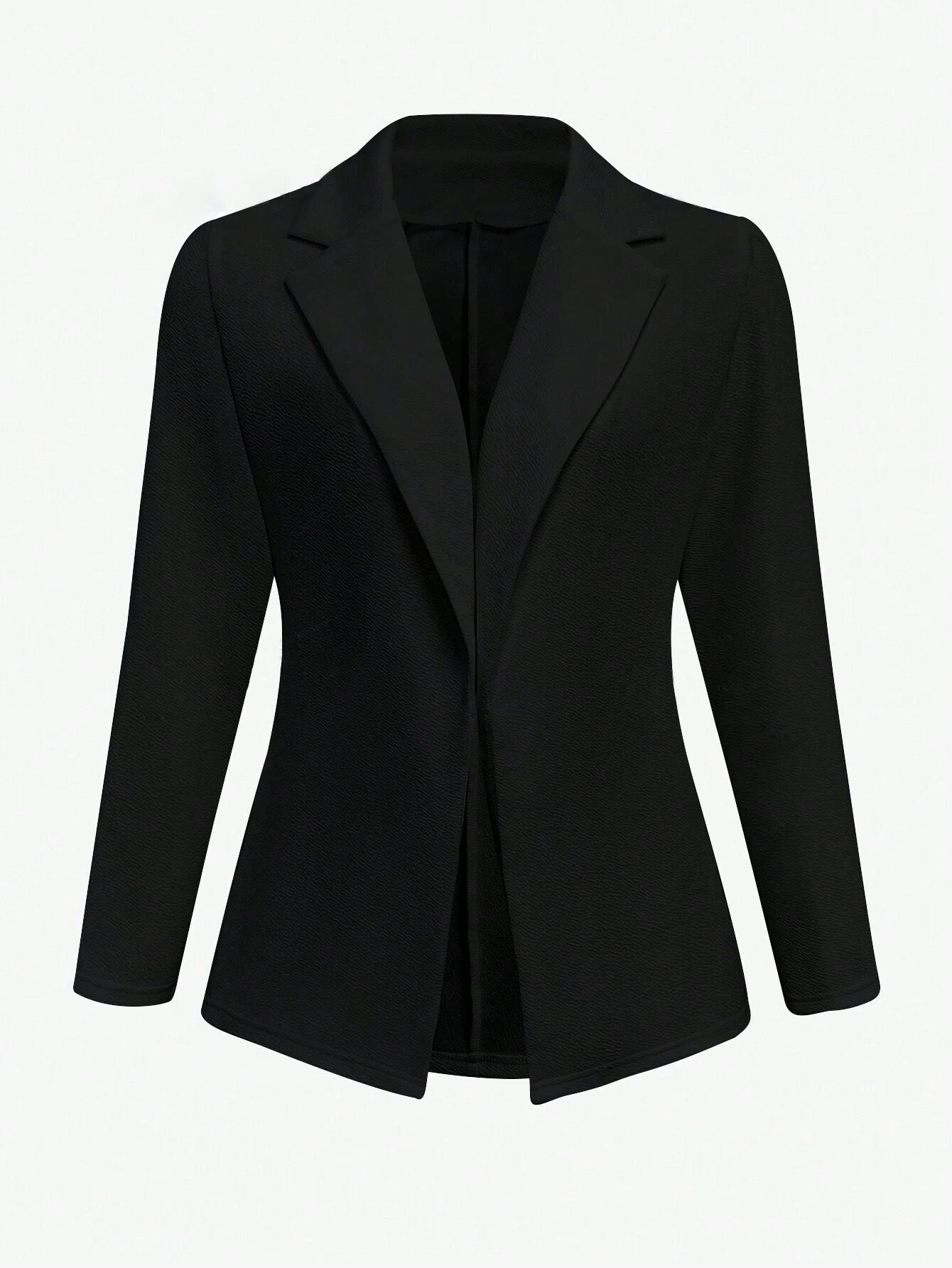 Women's clothing, solid color lapel suit, long-sleeved versatile slim-fit jacket