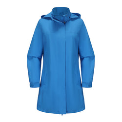 Anti-splashing trench coat women's solid color long-sleeved thin jacket casual women's clothing