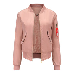 Women's baseball jacket spring and autumn flight suit long-sleeved cotton jacket women