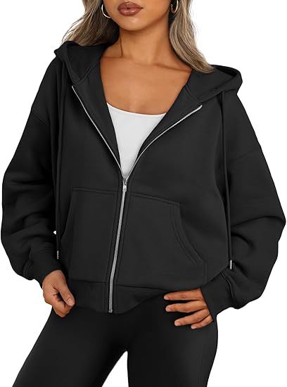 Women's fashion casual sweatshirt oversized loose hooded sweater