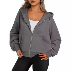 Women's fashion casual sweatshirt oversized loose hooded sweater