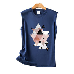 New loose round neck pullover sleeveless vest