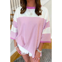 Loose Versatile Crew Neck Short Sleeve T-Shirt Women