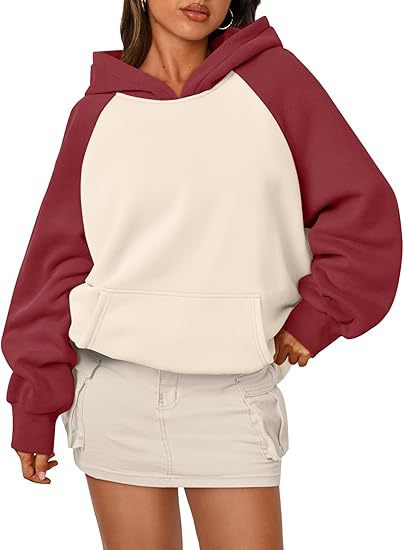 Women's pullover shoulder matching sweatshirt Y2K sweater