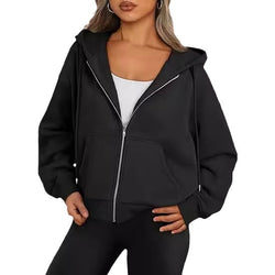 Women's fashion casual sweatshirt oversized loose hooded sweater